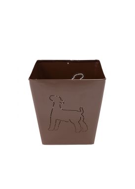 Waste Basket Show Goat Brown